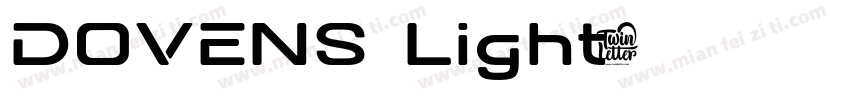 DOVENS Light字体转换